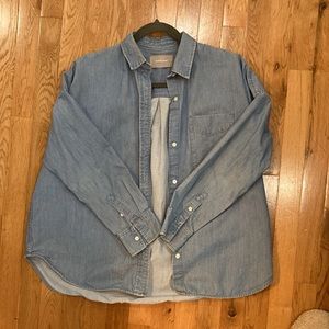 Everlane Blue Button Down Shirt